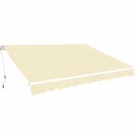 Toldo plegable de operación manual 600 cm color crema en Toldos | Comprar online en Foru.es