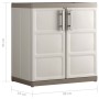 Keter Armario bajo almacenaje Excellence XL beige y taupe 93 cm de , Taquillas y armarios de almacenamiento - Ref: Foro24-466...