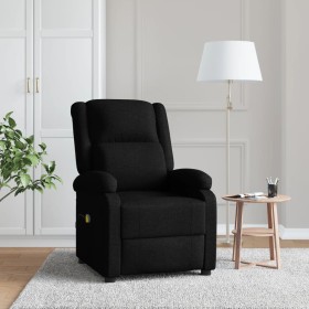 Comprar Sillón orejero de masaje de tela negro