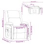 Sillón orejero de masaje de tela negro | Foro24.es | Tu tienda online para hogar, jardín y más Foro24.es