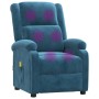 Sillón de masaje de terciopelo azul de , Sillones de masaje eléctricos - Ref: Foro24-342420, Precio: 297,76 €, Descuento: %