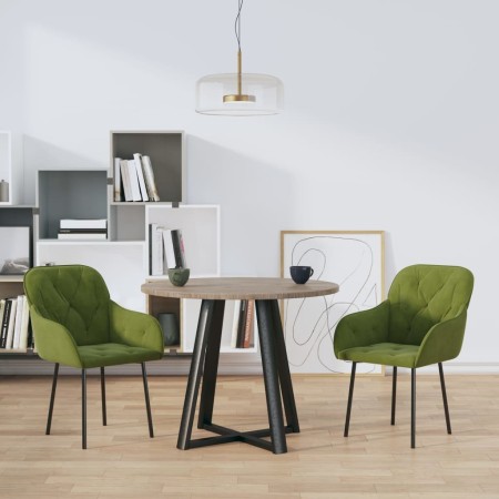 Sillas de comedor 2 unidades terciopelo verde claro | Foro24.es | Tu tienda online para hogar, jardín y más Foro24.es