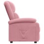 Sillón reclinable de terciopelo rosa de , Sillones - Ref: Foro24-342403, Precio: 184,27 €, Descuento: %
