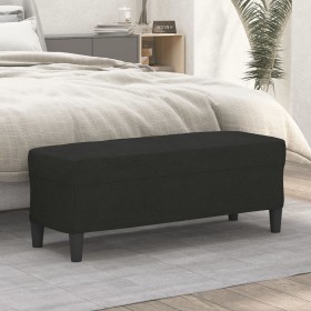 Comprar Banco de tela negro 100x35x41 cm