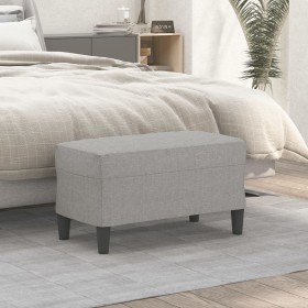 Comprar Banco de tela gris claro 70x35x41 cm