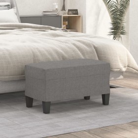 Comprar Banco de tela gris oscuro 70x35x41 cm
