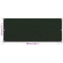 Toldo para balcón HDPE verde oscuro 120x300 cm de , Sombrillas - Ref: Foro24-310976, Precio: 21,62 €, Descuento: -5%%