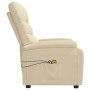 Sillón de masaje eléctrico tela color crema de , Sillones de masaje eléctricos - Ref: Foro24-3073703, Precio: 278,25 €, Descu...