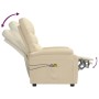 Sillón de masaje eléctrico tela color crema de , Sillones de masaje eléctricos - Ref: Foro24-3073703, Precio: 278,25 €, Descu...