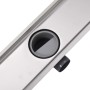 Desagüe de ducha lineal acero inoxidable 930x140 mm de , Desagües - Ref: Foro24-142181, Precio: 58,69 €, Descuento: -5%%