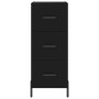 Aparador de madera contrachapada negro 34,5x34x90 cm | Foro24.es | Tu tienda online para hogar, jardín y más Foro24.es