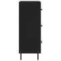 Aparador de madera contrachapada negro 34,5x34x90 cm | Foro24.es | Tu tienda online para hogar, jardín y más Foro24.es