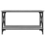 Mesa de centro madera y hierro gris Sonoma 80x45x45 cm de , Mesas de centro - Ref: Foro24-823325, Precio: 50,19 €, Descuento:...