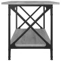 Mesa de centro madera y hierro gris Sonoma 80x45x45 cm de , Mesas de centro - Ref: Foro24-823325, Precio: 50,19 €, Descuento:...