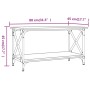 Mesa de centro madera y hierro gris Sonoma 80x45x45 cm de , Mesas de centro - Ref: Foro24-823325, Precio: 50,19 €, Descuento:...
