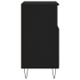 Aparador de madera contrachapada negro 60x35x70 cm de , Aparadores - Ref: Foro24-831189, Precio: 72,16 €, Descuento: -5%%