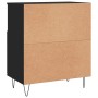 Aparador de madera contrachapada negro 60x35x70 cm de , Aparadores - Ref: Foro24-831189, Precio: 72,16 €, Descuento: -5%%