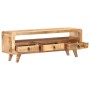 Mueble para TV de madera maciza de mango rugosa 117x30x41 cm de , Muebles TV - Ref: Foro24-321042, Precio: 227,92 €, Descuent...