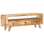 Mueble para TV de madera maciza de mango rugosa 117x30x41 cm de , Muebles TV - Ref: Foro24-321042, Precio: 227,92 €, Descuent...