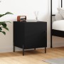 Mesita de noche madera de ingeniería negro 40x40x50 cm de , Mesitas de noche - Ref: Foro24-827582, Precio: 46,91 €, Descuento...