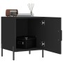 Mesita de noche madera de ingeniería negro 40x40x50 cm de , Mesitas de noche - Ref: Foro24-827582, Precio: 46,91 €, Descuento...