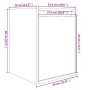 Armario de pared de madera maciza de pino blanco 30x30x40 cm de , Estantes y estanterías - Ref: Foro24-813477, Precio: 38,47 ...