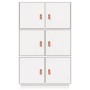 Aparador de madera maciza de pino blanco 67x40x108,5 cm de , Aparadores - Ref: Foro24-820173, Precio: 143,55 €, Descuento: %