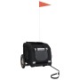 Remolque de bicicleta mascotas hierro tela Oxford negro de , Cochecitos para mascotas - Ref: Foro24-93870, Precio: 98,03 €, D...