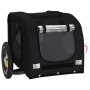 Remolque de bicicleta mascotas hierro tela Oxford negro de , Cochecitos para mascotas - Ref: Foro24-93870, Precio: 98,03 €, D...