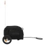 Remolque de bicicleta mascotas hierro tela Oxford negro de , Cochecitos para mascotas - Ref: Foro24-93870, Precio: 98,03 €, D...
