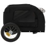 Remolque de bicicleta mascotas hierro tela Oxford negro de , Cochecitos para mascotas - Ref: Foro24-93870, Precio: 98,03 €, D...