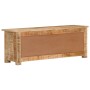 Mueble para TV de madera maciza de mango rugosa 110x30x40 cm de , Muebles TV - Ref: Foro24-328307, Precio: 168,24 €, Descuent...