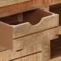 Mueble para TV de madera maciza de mango rugosa 110x30x40 cm de , Muebles TV - Ref: Foro24-328307, Precio: 168,24 €, Descuent...