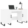 Escritorio madera de ingeniería blanco 140x50x75 cm | Foro24.es | Tu tienda online para hogar, jardín y más Foro24.es
