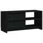 Mueble de TV de madera maciza de pino negro 80x31x39 cm de vidaXL, Muebles TV - Ref: Foro24-809898, Precio: 70,19 €, Descuent...