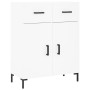 Aparador de madera de ingeniería blanco 69,5x34x90 cm de , Aparadores - Ref: Foro24-827980, Precio: 95,46 €, Descuento: %