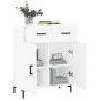 Aparador de madera de ingeniería blanco 69,5x34x90 cm de , Aparadores - Ref: Foro24-827980, Precio: 95,46 €, Descuento: %