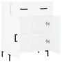 Aparador de madera de ingeniería blanco 69,5x34x90 cm de , Aparadores - Ref: Foro24-827980, Precio: 95,46 €, Descuento: %