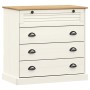 Cómoda VIGO madera maciza pino blanco 80x40x76 cm de , Cajoneras - Ref: Foro24-353161, Precio: 198,34 €, Descuento: %