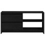 Mueble de TV de madera maciza de pino negro 80x31x39 cm de vidaXL, Muebles TV - Ref: Foro24-809898, Precio: 70,19 €, Descuent...