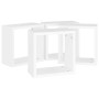 Estantes cubo de pared 4 unidades blanco 30x15x30 cm de , Estantes y estanterías - Ref: Foro24-806999, Precio: 42,22 €, Descu...