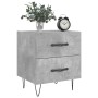 Mesita noche 2 uds madera ingeniería gris hormigón 40x35x47,5cm de , Mesitas de noche - Ref: Foro24-827301, Precio: 58,38 €, ...