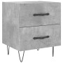 Mesita noche 2 uds madera ingeniería gris hormigón 40x35x47,5cm de , Mesitas de noche - Ref: Foro24-827301, Precio: 58,38 €, ...