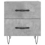 Mesita noche 2 uds madera ingeniería gris hormigón 40x35x47,5cm de , Mesitas de noche - Ref: Foro24-827301, Precio: 58,38 €, ...