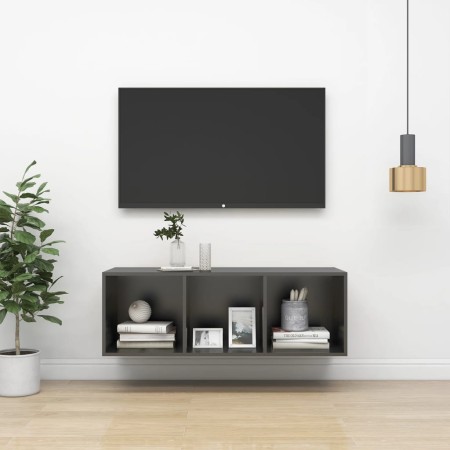Mueble de pared para TV madera contrachapada gris 37x37x107 cm | Foro24.es | Tu tienda online para hogar, jardín y más Foro24.es
