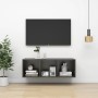 Mueble de pared para TV madera contrachapada gris 37x37x107 cm | Foro24.es | Tu tienda online para hogar, jardín y más Foro24.es
