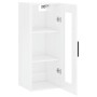 Armario de pared blanco brillante 34,5x34x90 cm | Foro24.es | Tu tienda online para hogar, jardín y más Foro24.es