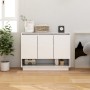 Aparador de madera contrachapada blanco 97x31x75 cm de , Aparadores - Ref: Foro24-809530, Precio: 72,98 €, Descuento: %