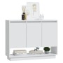 Aparador de madera contrachapada blanco 97x31x75 cm de , Aparadores - Ref: Foro24-809530, Precio: 72,98 €, Descuento: %