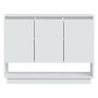 Aparador de madera contrachapada blanco 97x31x75 cm de , Aparadores - Ref: Foro24-809530, Precio: 72,98 €, Descuento: %